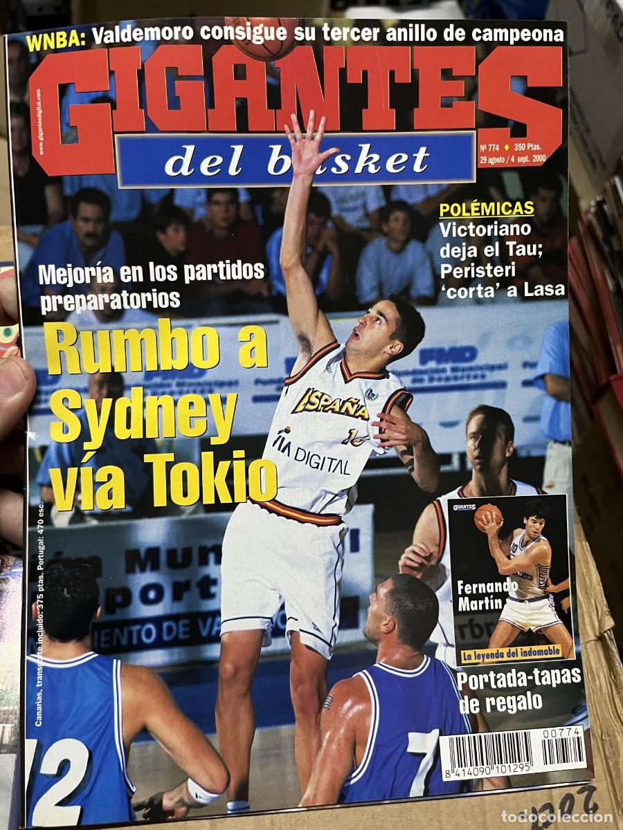 Coleccionismo deportivo: REVISTA GIGANTES DEL BASKET # 774 SEPTIEMBRE 2000 POSTER FERNANDO MARTIN PORTADA TAPAS