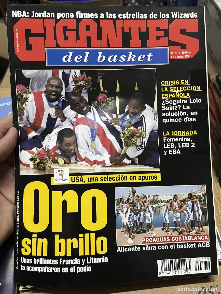 Coleccionismo deportivo: REVISTA GIGANTES DEL BASKET # 779 OCTUBRE 2000 ESTADOS UNIDOS USA ORO OLIMPIADAS