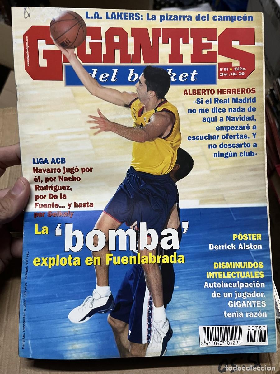Coleccionismo deportivo: REVISTA GIGANTES DEL BASKET # 787 DICIEMBRE 2000 POSTER DERRICK ALSTON