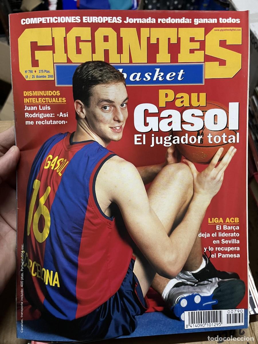 Coleccionismo deportivo: REVISTA GIGANTES DEL BASKET # 790 (25-12-2000) PAU GASOL