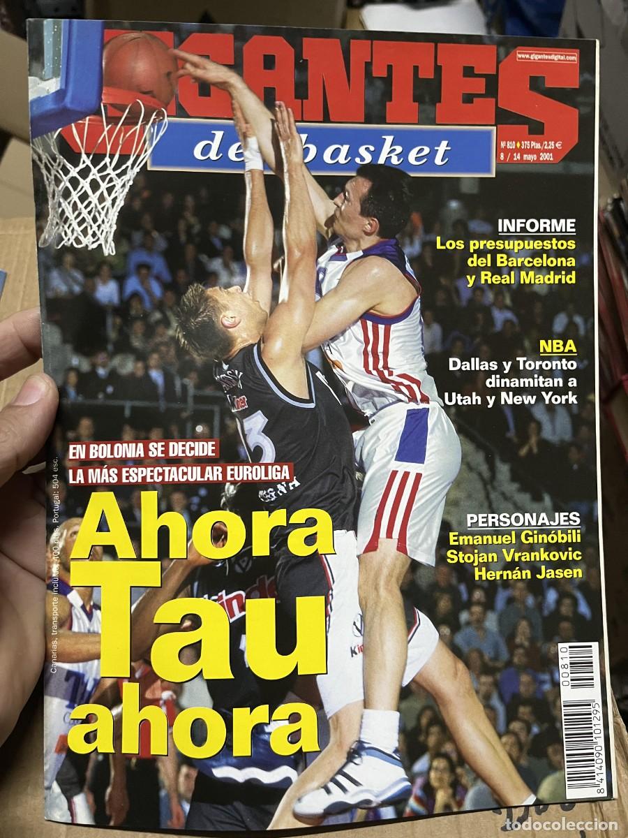 Coleccionismo deportivo: REVISTA GIGANTES DEL BASKET # 810 MAYO 2001 TAUGRES POSTER HORACE GRANT