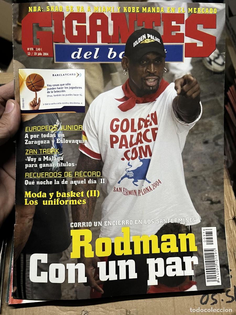 Coleccionismo deportivo: REVISTA GIGANTES DEL BASKET # 976 JULIO 2004 RODMAN POSTER SERGI VIDAL