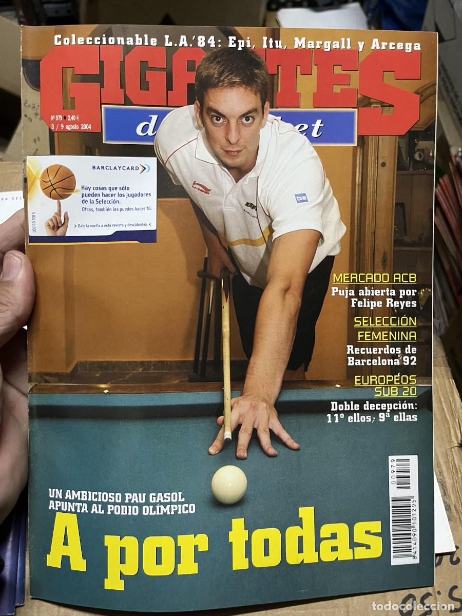 Coleccionismo deportivo: REVISTA GIGANTES DEL BASKET # 979 AGOSTO 2004 PAU GASOL