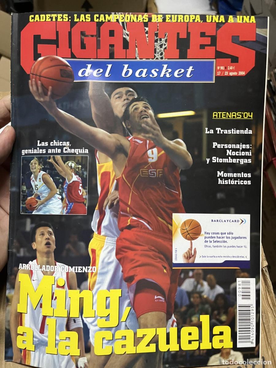 Coleccionismo deportivo: REVISTA GIGANTES DEL BASKET # 981 AGOSTO 2004 MING BALONCESTO FEMENINO