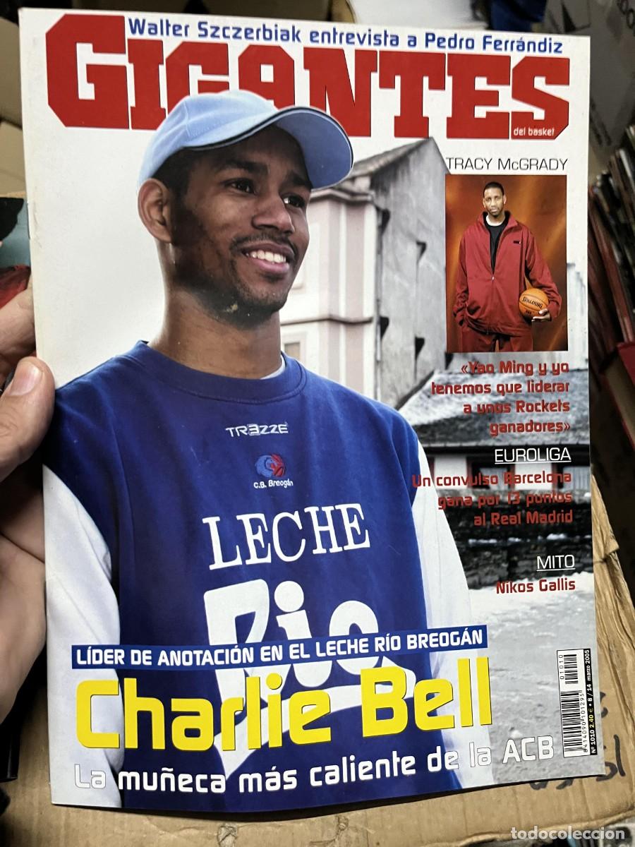 Coleccionismo deportivo: REVISTA GIGANTES DEL BASKET 1010 MARZO 2005 CHARLIE BELL POSTER BARON DAVIS