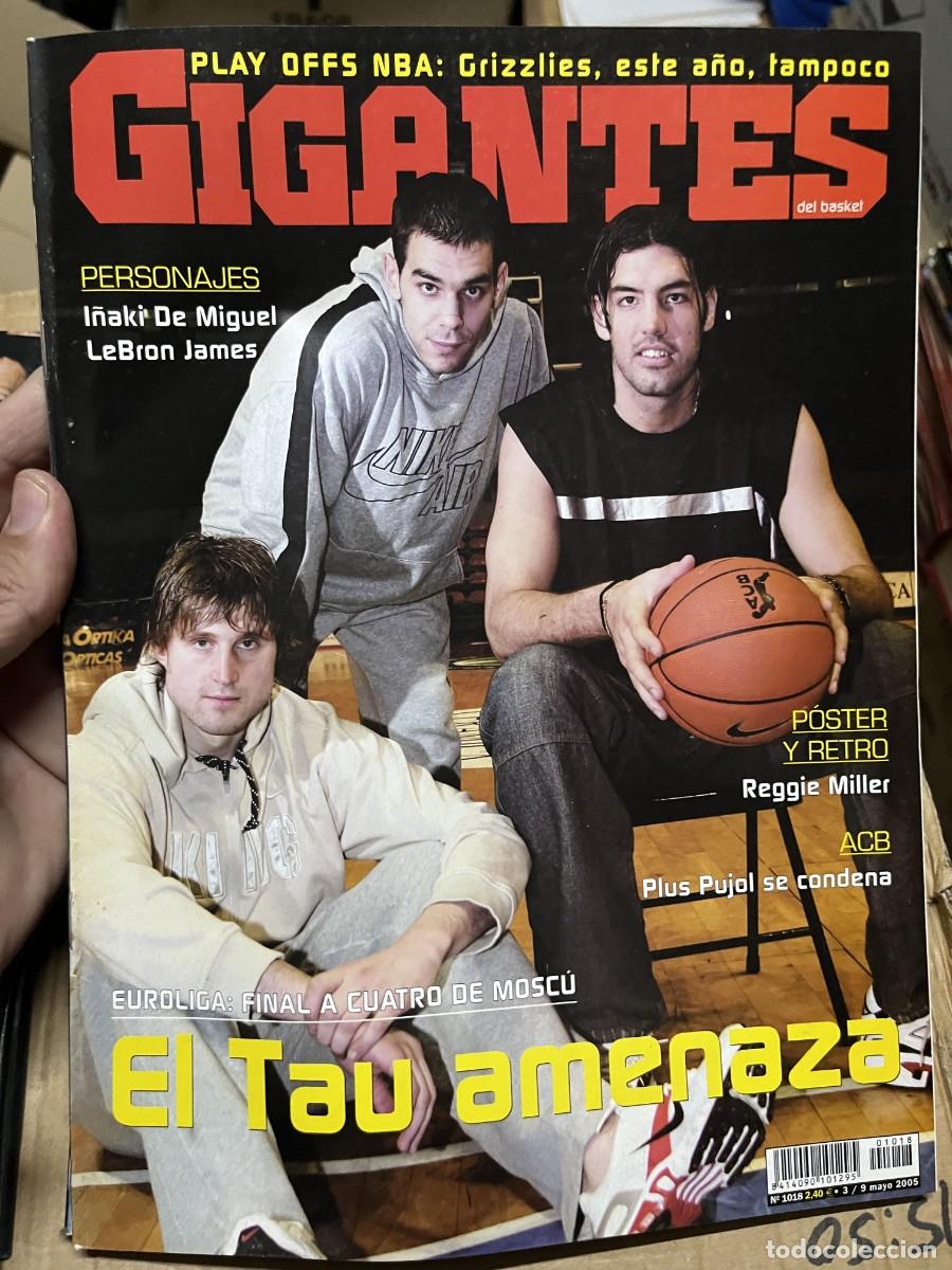 Coleccionismo deportivo: REVISTA GIGANTES DEL BASKET # 1018 MAYO 2005 TAUGRES POSTER REGGIE MILLER