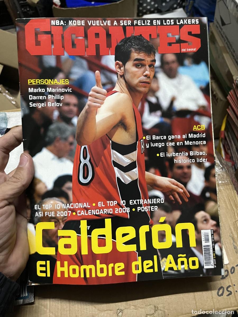 Coleccionismo deportivo: REVISTA GIGANTES DEL BASKET # 1157 ENERO 2008 JUAN CARLOS CALDERON