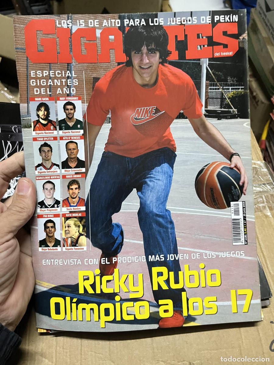 Coleccionismo deportivo: REVISTA GIGANTES DEL BASKET # 1181 JUNIO 2008 RICKY RUBIO ESPECIAL
