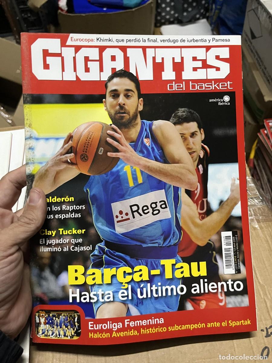 Coleccionismo deportivo: REVISTA GIGANTES DEL BASKET # 1223 ABRIL 2009 BARCELONA TAUGRES CLAY TUCKER EUROLIGA