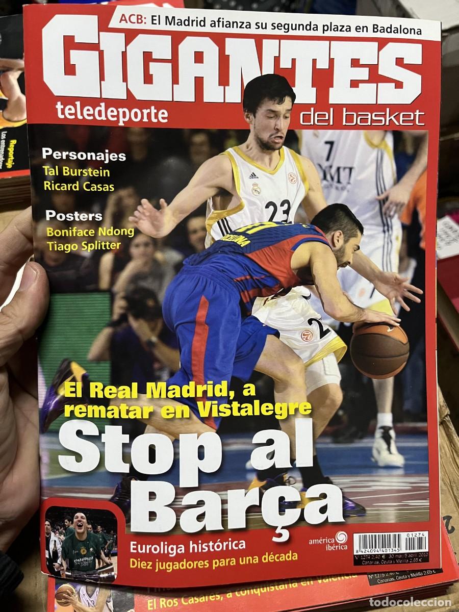 Coleccionismo deportivo: REVISTA GIGANTES DEL BASKET # 1274 ABRIL 2010 POSTER BONIFACE NDONG TIAGO SPLITTER