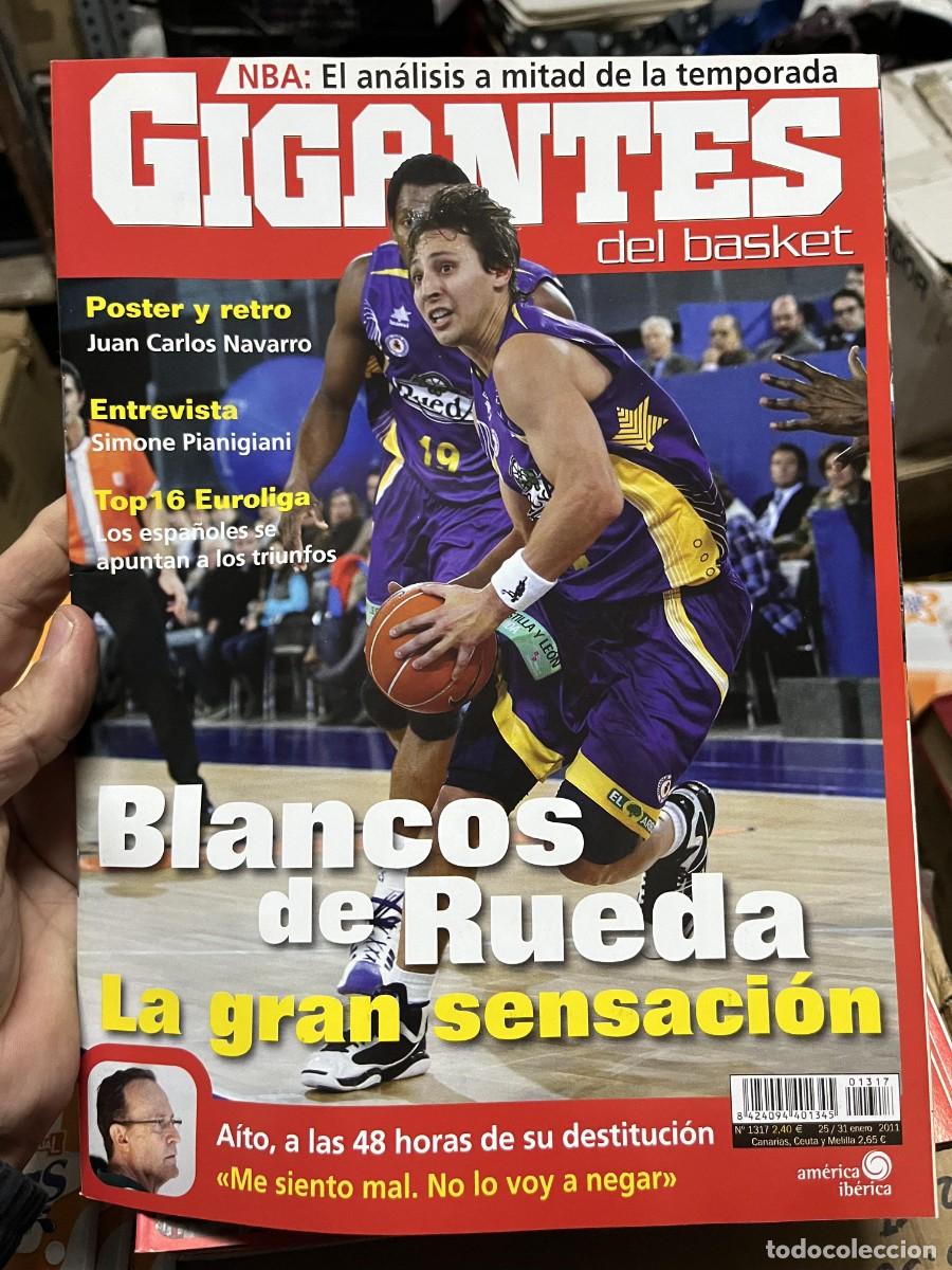 Coleccionismo deportivo: REVISTA GIGANTES DEL BASKET # 1317 ENERO 2011 POSTER JUAN CARLOS NAVARRO AITO