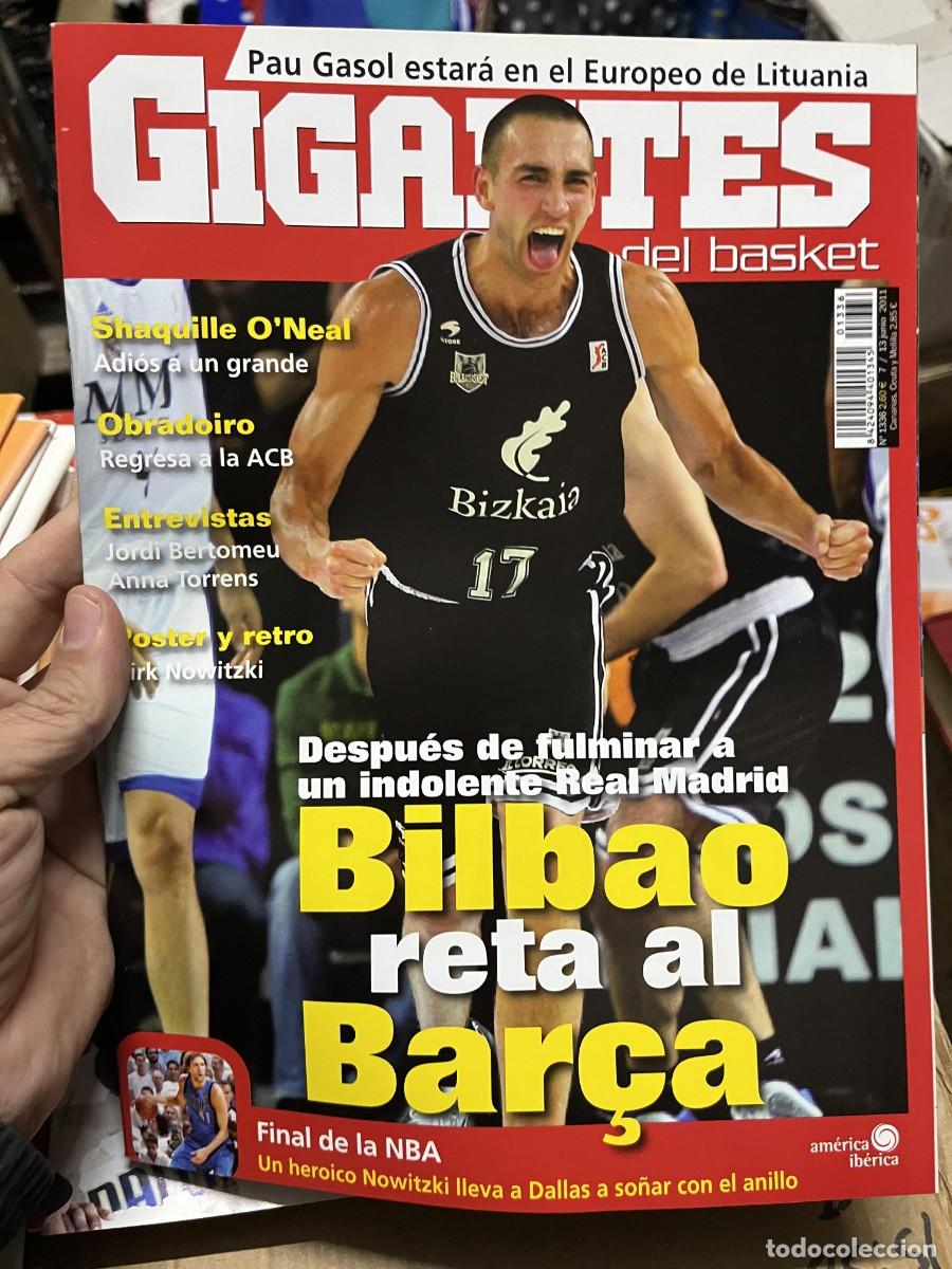 Coleccionismo deportivo: REVISTA GIGANTES DEL BASKET # 1336 JUNIO 2011 BILBAO SHAQUILLE O'NEAL POSTER DIRK NOWITZKI