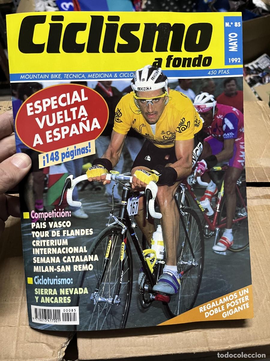 Coleccionismo deportivo: REVISTA CICLISMO A FONDO # 85 MAYO 1992 ESPECIAL VUELTA A ESPA&Ntilde;A SIN POSTER