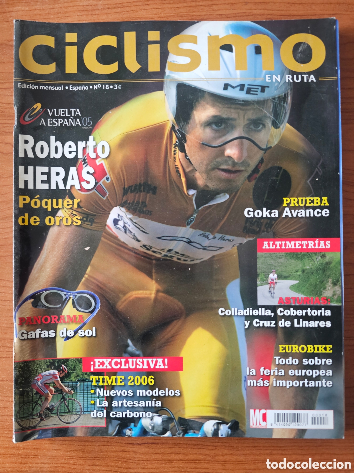 Coleccionismo deportivo: REVISTA CICLISMO EN RUTA N&ordm; 18 2005 POLAR CS200CAD, ROBERTO HERAS. GOKA AVANCE
