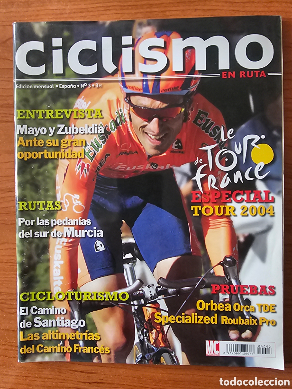Coleccionismo deportivo: REVISTA CICLISMO EN RUTA N&ordm; 3 2004 MAYO, ZUBELDIA, ORBEA ORCA TDE, SPECIALIZED ROUBAIX PRO