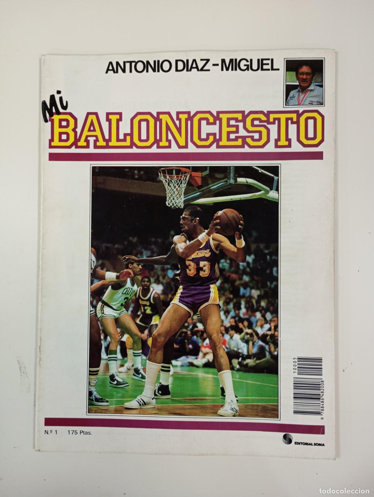 Coleccionismo deportivo: REVISTA MI BALONCESTO N&ordm; 1. MAGIC JOHNSON. ANTONIO D&Iacute;AZ MIGUEL. EDITORIAL SOMA. TDKC38