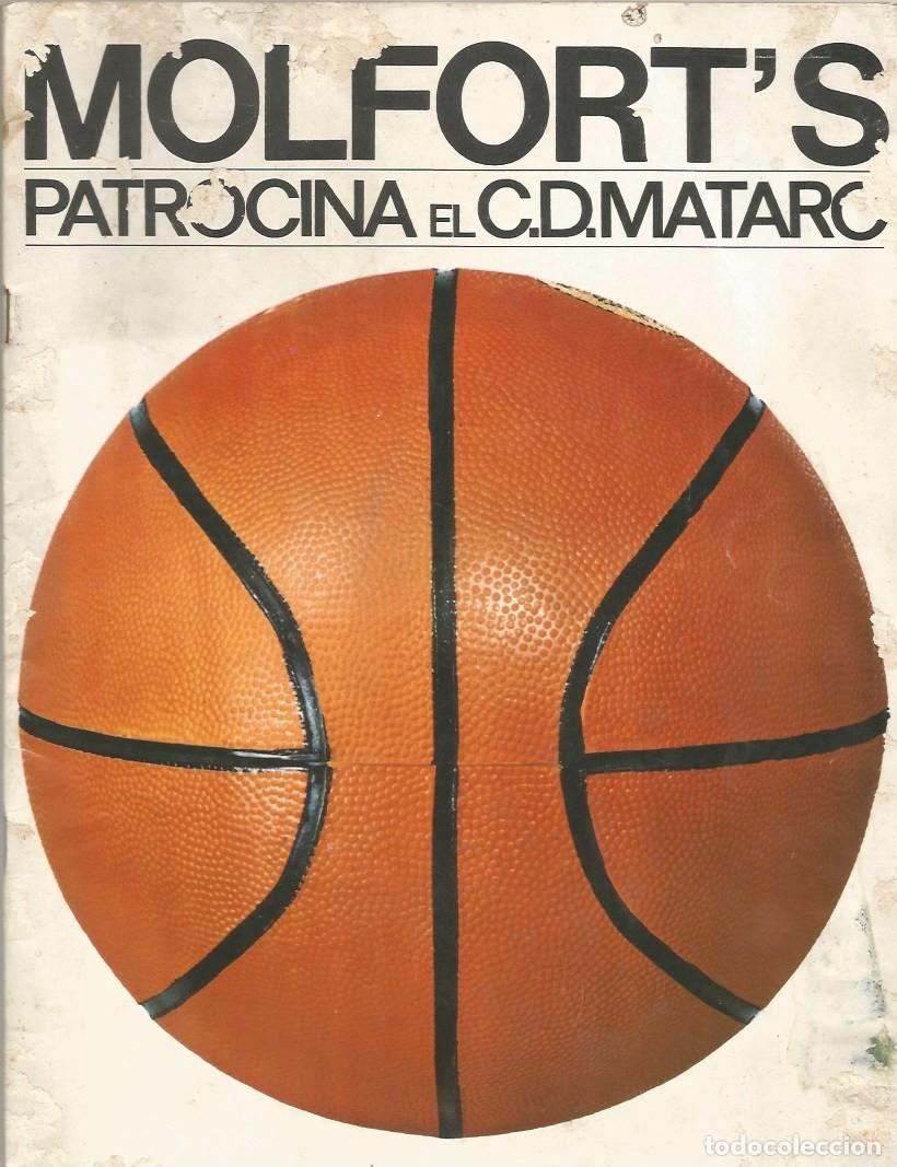 Coleccionismo deportivo: MOLTFORT'S PATROCINA EL C.D.MATARO-HISTORIA DEL C.D.MATARO