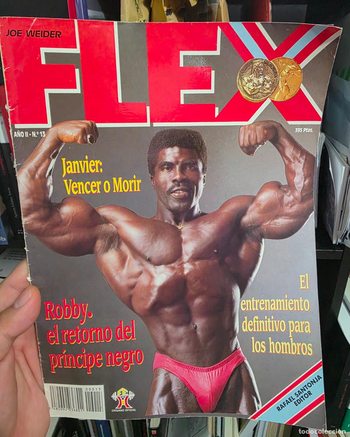 Coleccionismo deportivo: Revista Flex N&ordm; 13 Robby Robinson f&iacute;sico culturismo halterofilia fisioculturismo