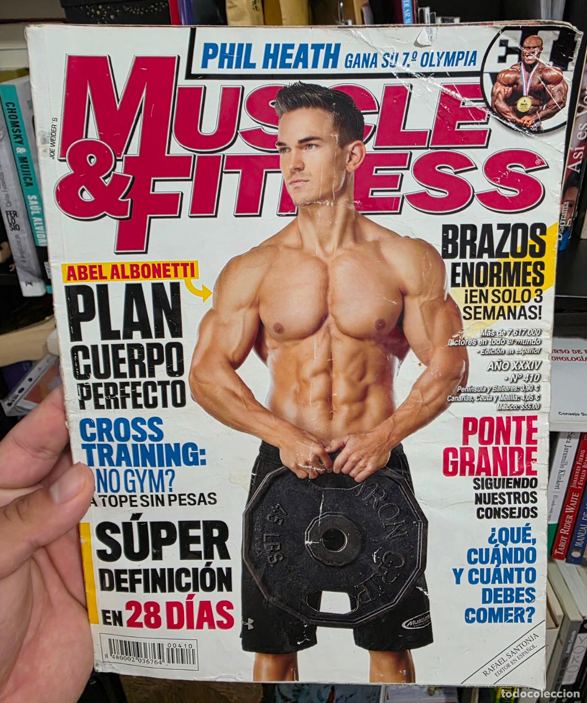 Coleccionismo deportivo: Revista the muscle & fitness N&ordm; 410 phil heath abel albonetti f&iacute;sico culturismo culturista