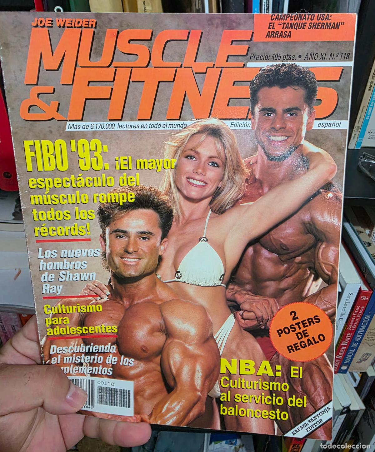 Coleccionismo deportivo: Revista the muscle & fitness N&ordm; 118 shawn ray nba fibo 93 1993 f&iacute;sico culturismo baloncesto