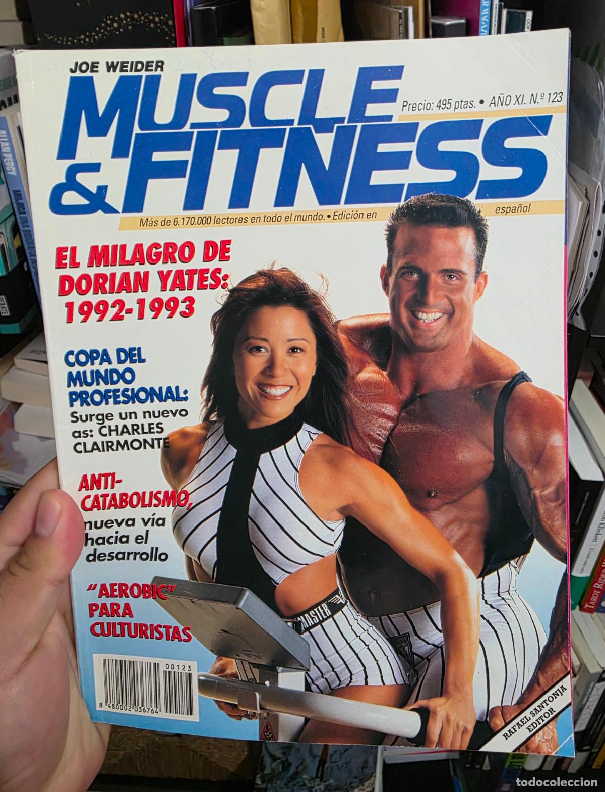 Coleccionismo deportivo: Revista the muscle & fitness N&ordm; 123 dorian yates charles clairmonte f&iacute;sico culturismo culturista