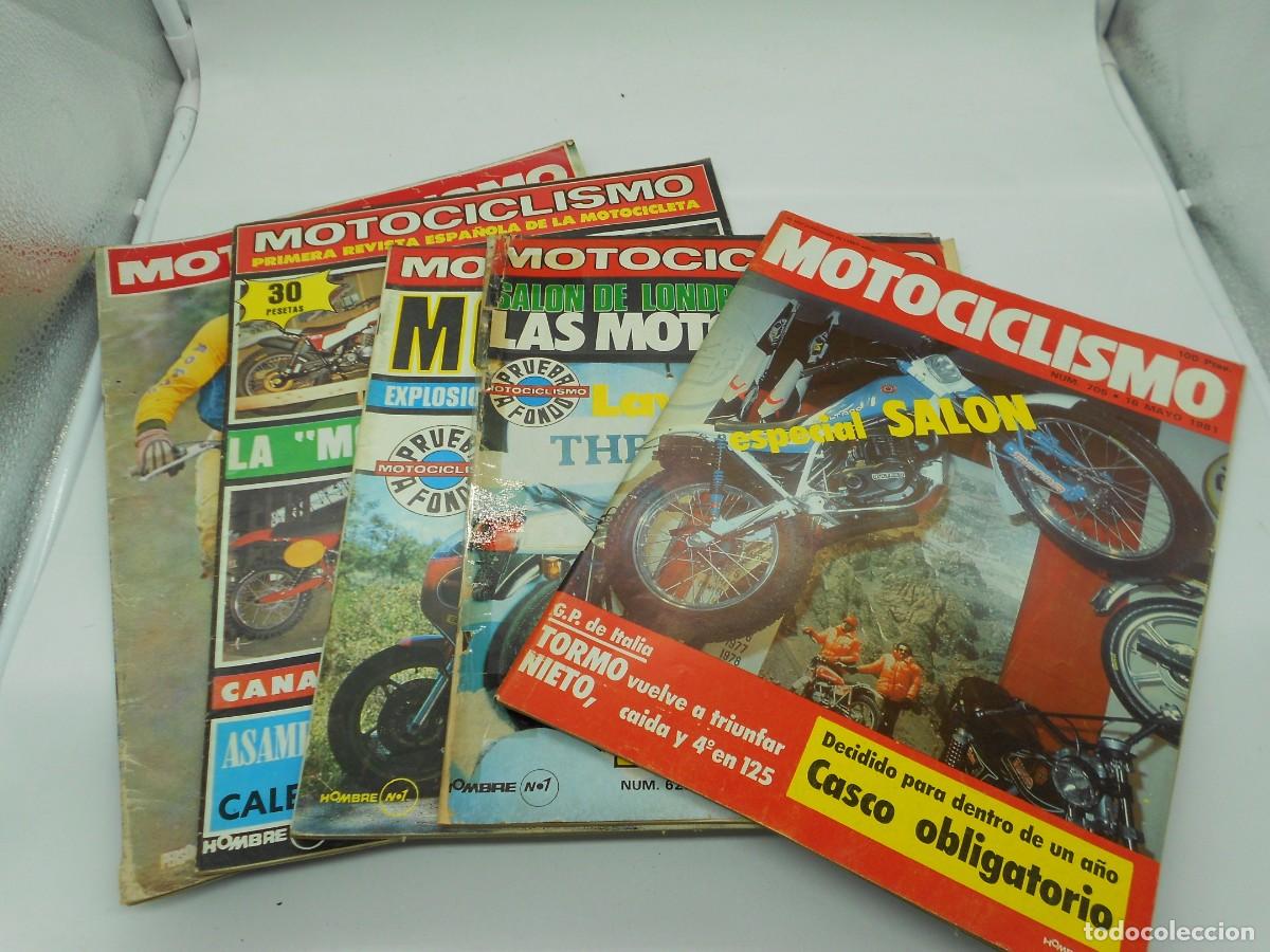 Sports collectibles: revista motociclismo novedades en motos varios a&ntilde;os 77-79-80-81