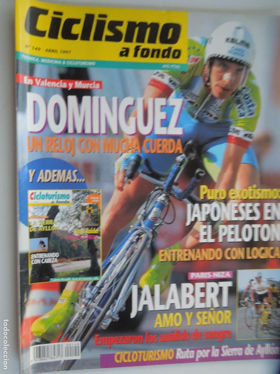 Coleccionismo deportivo: CICLISMO A FONDO N&ordm; 149-04-1997 - PARIS-NIZA JALABERT - CICLOTURISMO- JAPONESES