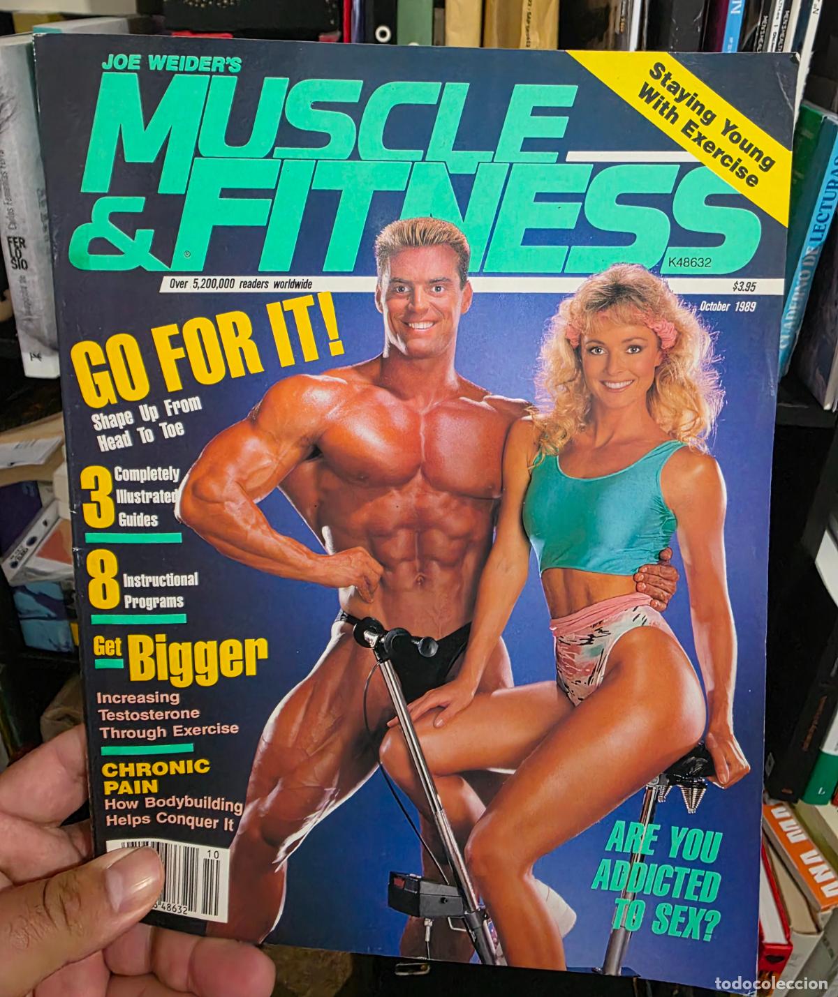 Coleccionismo deportivo: Revista the muscle & fitness INGLES OCTOBER 1989 ejercicio nutricion f&iacute;sico culturismo culturista