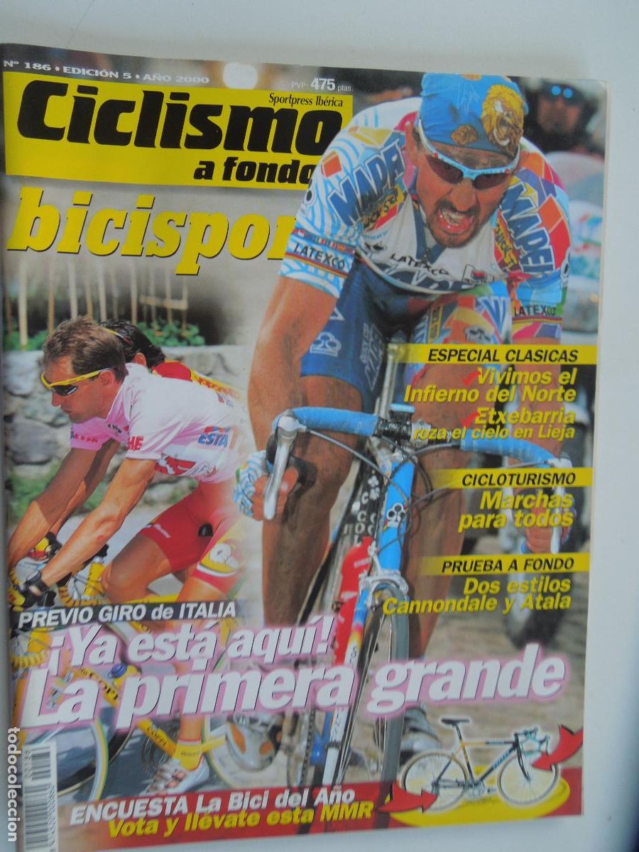 Coleccionismo deportivo: CICLISMO A FONDO N&ordm; 186- A&Ntilde;O 2000- ICISPORT 2000 ESPECIAL CLASICAS - PREVIO GIRO ITALIA