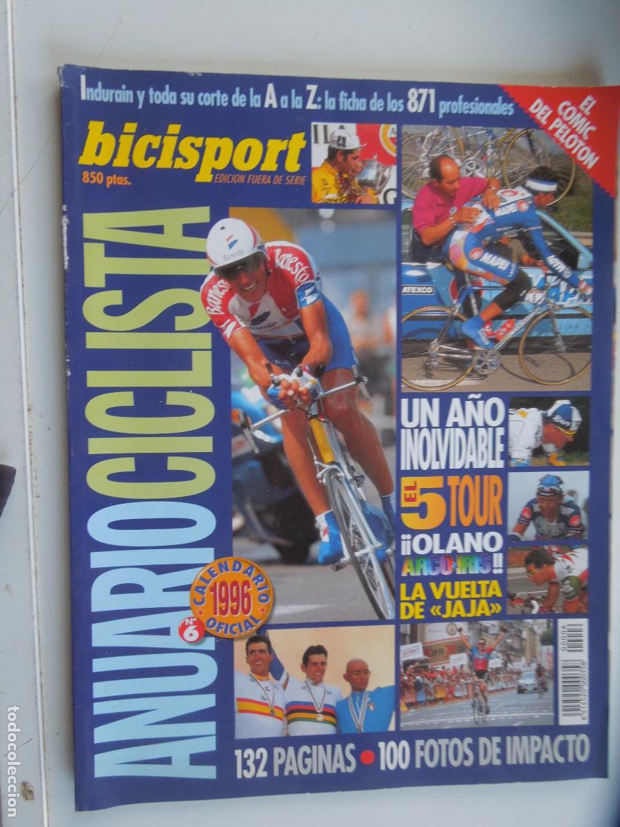 Coleccionismo deportivo: BICISPORT ANUARIO CICLISTA N&ordm; 6 - EDICION FUERA DE SERIE - 1995 - CALENDARIO OFICIAL 1996