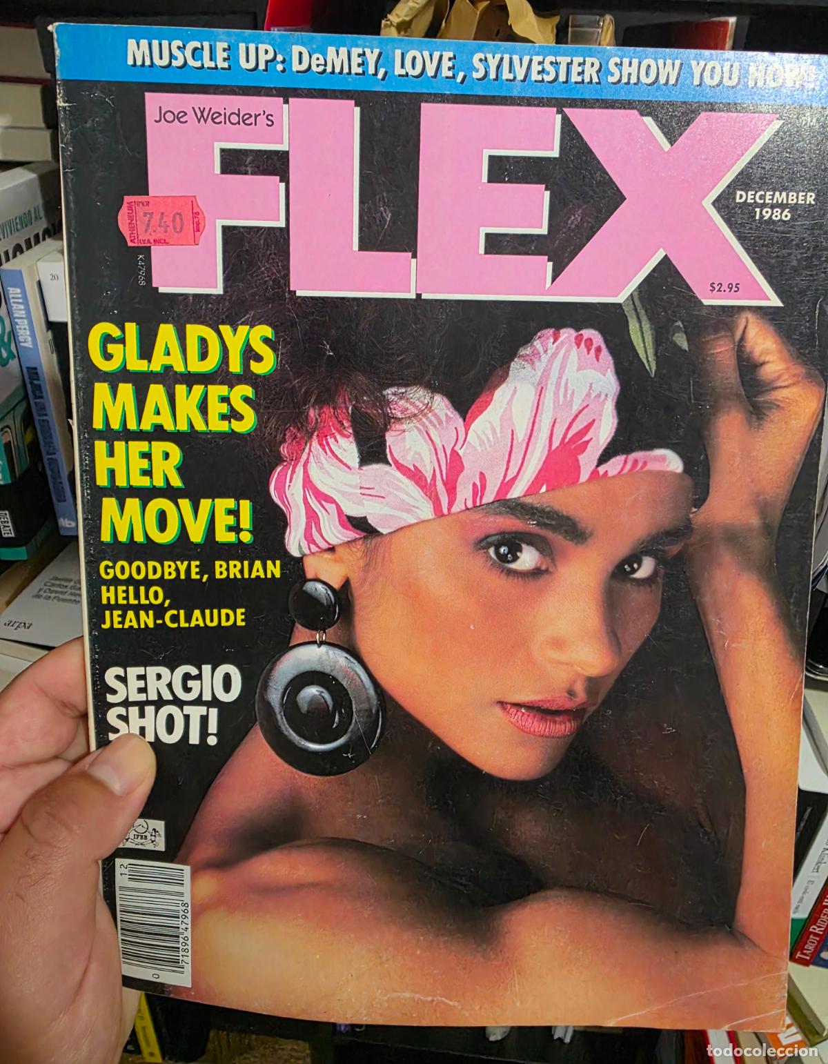 Coleccionismo deportivo: Revista FLEX INGLES december ejercicio nutricion f&iacute;sico culturismo culturista