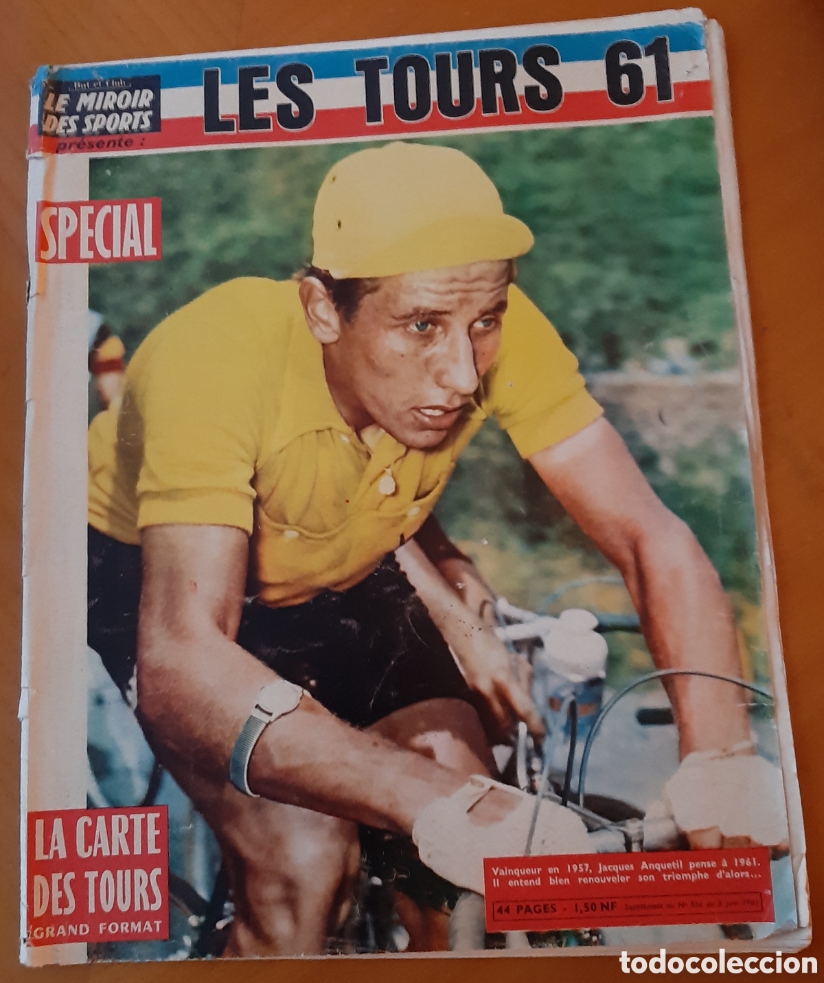 Coleccionismo deportivo: Revista ciclismo Les Miroir Des Sport. Tour de Francia. 5 junio 1961. N&uacute;mero 856.