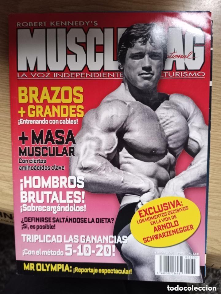 Coleccionismo deportivo: MUSCLEMAG -N 255 -CON ARNOLD SCHWARZENEGGER -enero 2011 -ROBERT KENEDY&acute;S