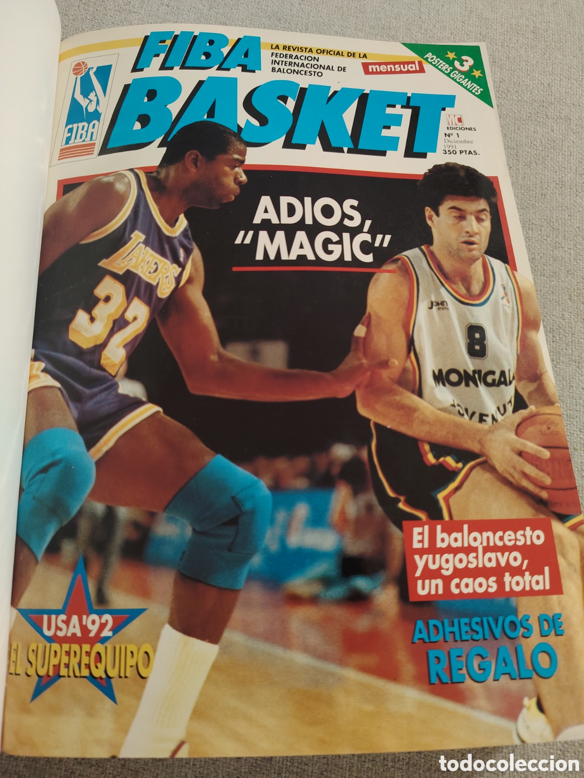 Coleccionismo deportivo: Revista Fiba Basket n&uacute;meros 1 a 12. Viva Basket n&uacute;meros 1 a 4