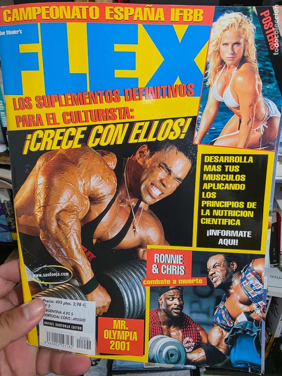 Coleccionismo deportivo: Revista FLEX N⁰ 2 kevin levrone ronnie coleman fisico culturismo culturista musculacion nutricion