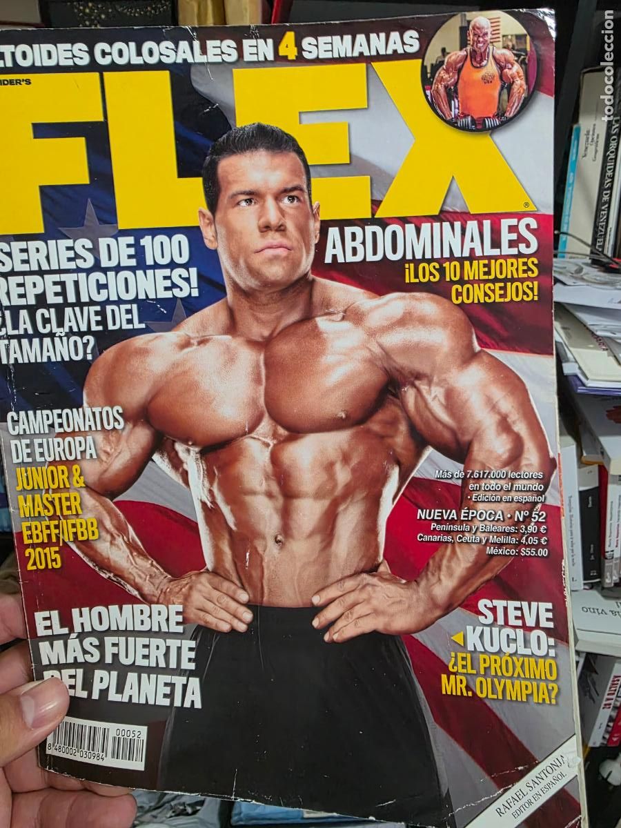 Coleccionismo deportivo: Revista FLEX N⁰ 52 nueva epoca steve kuclo fisico culturismo culturista nutricion