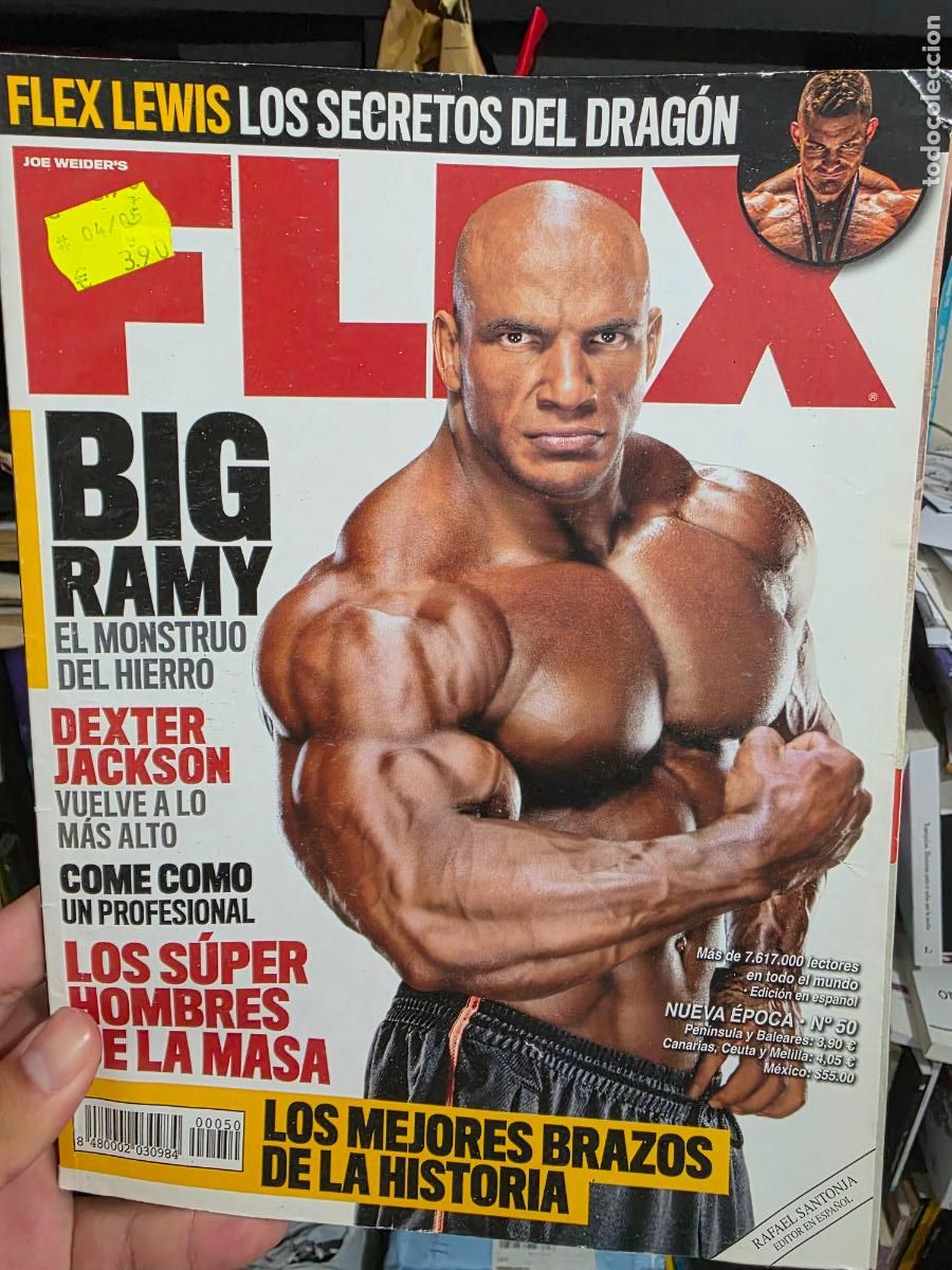Coleccionismo deportivo: Revista FLEX N⁰ 50 nueva epoca big ramy flex lewis dexter jackson fisico culturismo culturista
