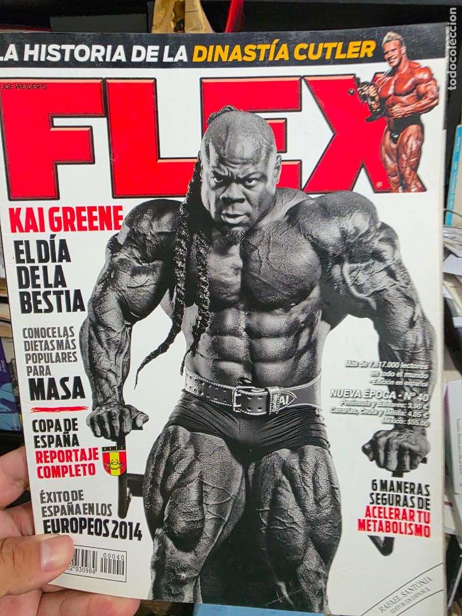 Coleccionismo deportivo: Revista FLEX N⁰ 40 nueva epoca jay cutler kai greene fisico culturismo culturista nutricion
