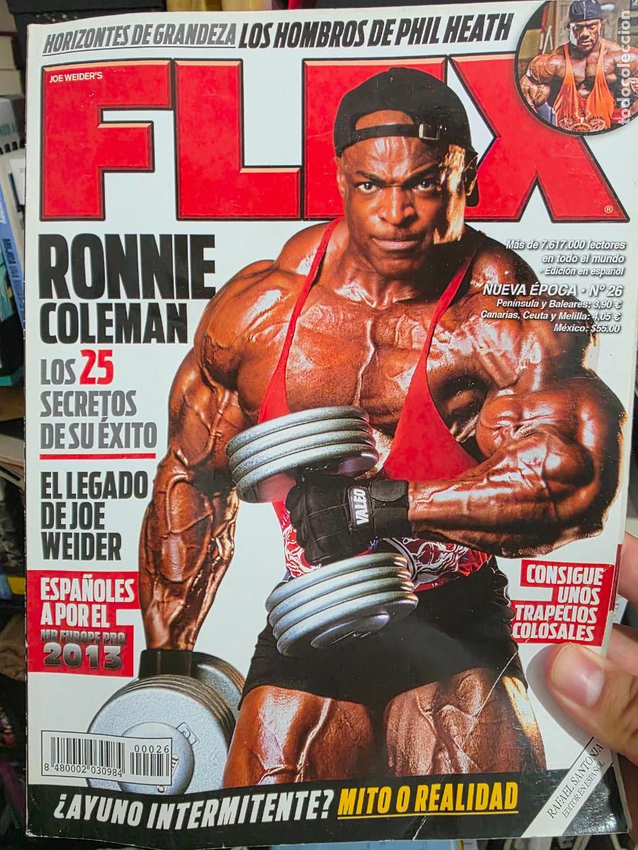 Coleccionismo deportivo: Revista FLEX N⁰ 26 nueva epoca phil heath ronnie coleman fisico culturismo culturista Joe weider