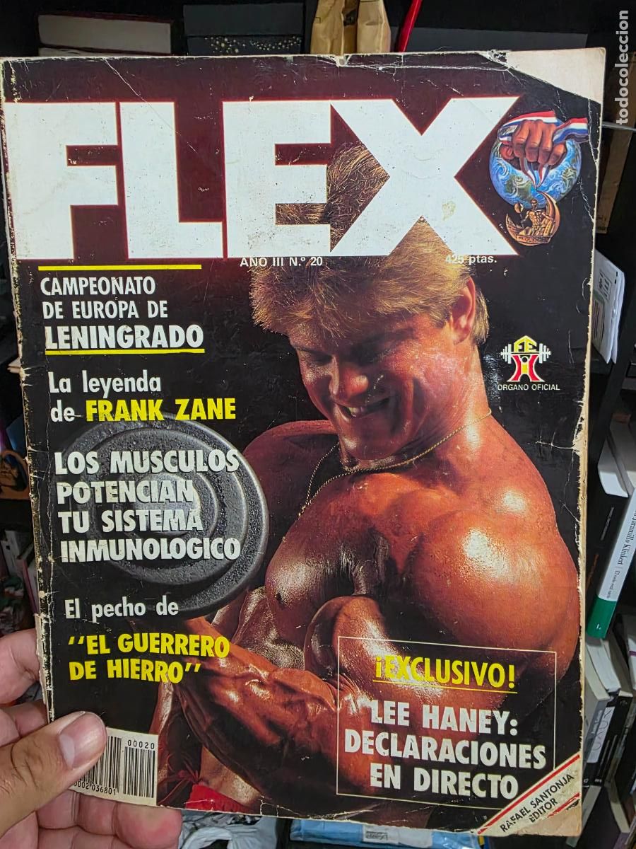 Coleccionismo deportivo: Revista FLEX N⁰ 20 lee haney frank zane fisico culturismo culturista nutricion culturistas musculos