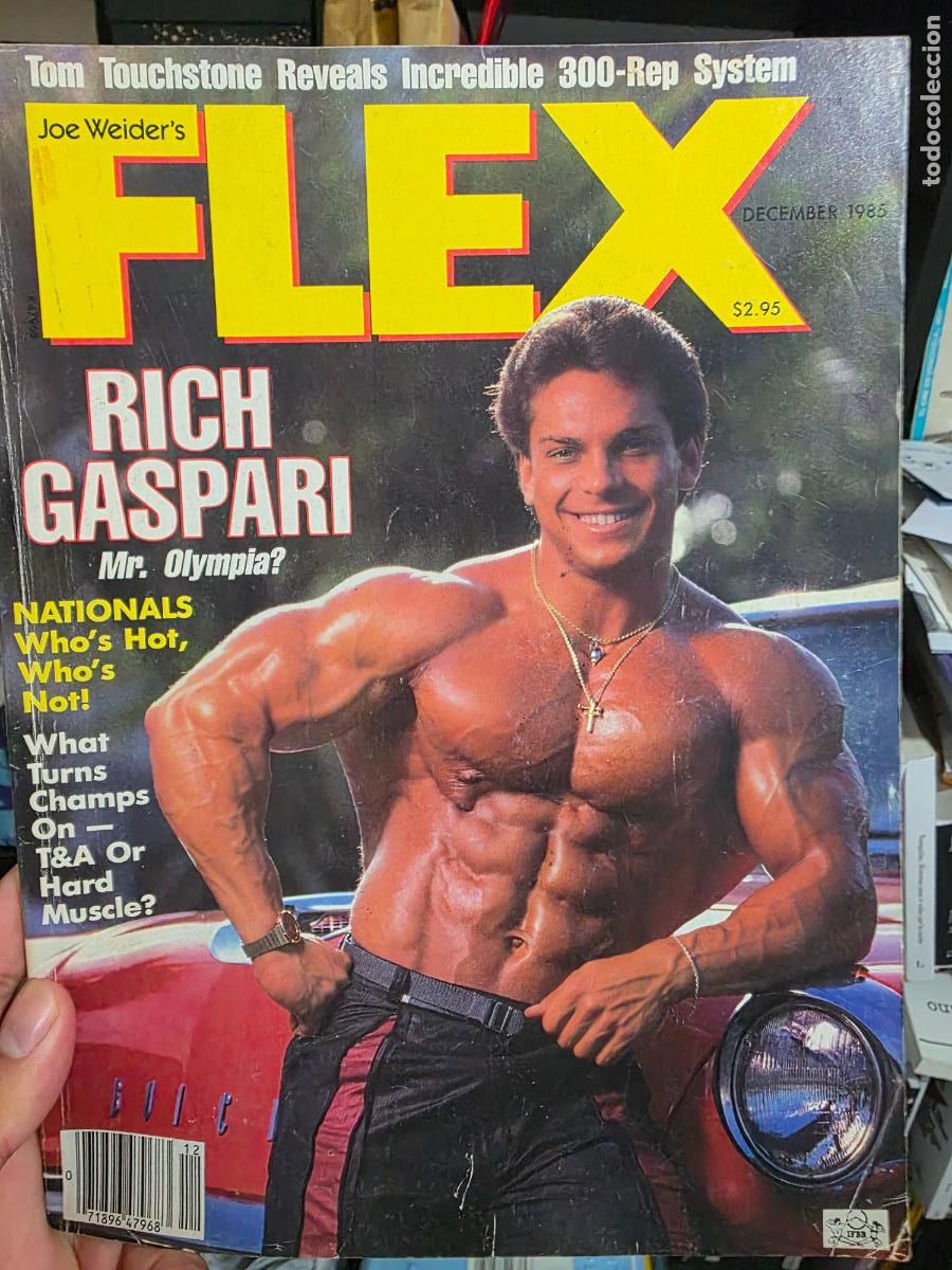 Coleccionismo deportivo: Revista FLEX EN INGLES december 1985 rich gaspari fisico culturismo culturista nutricion culturistas