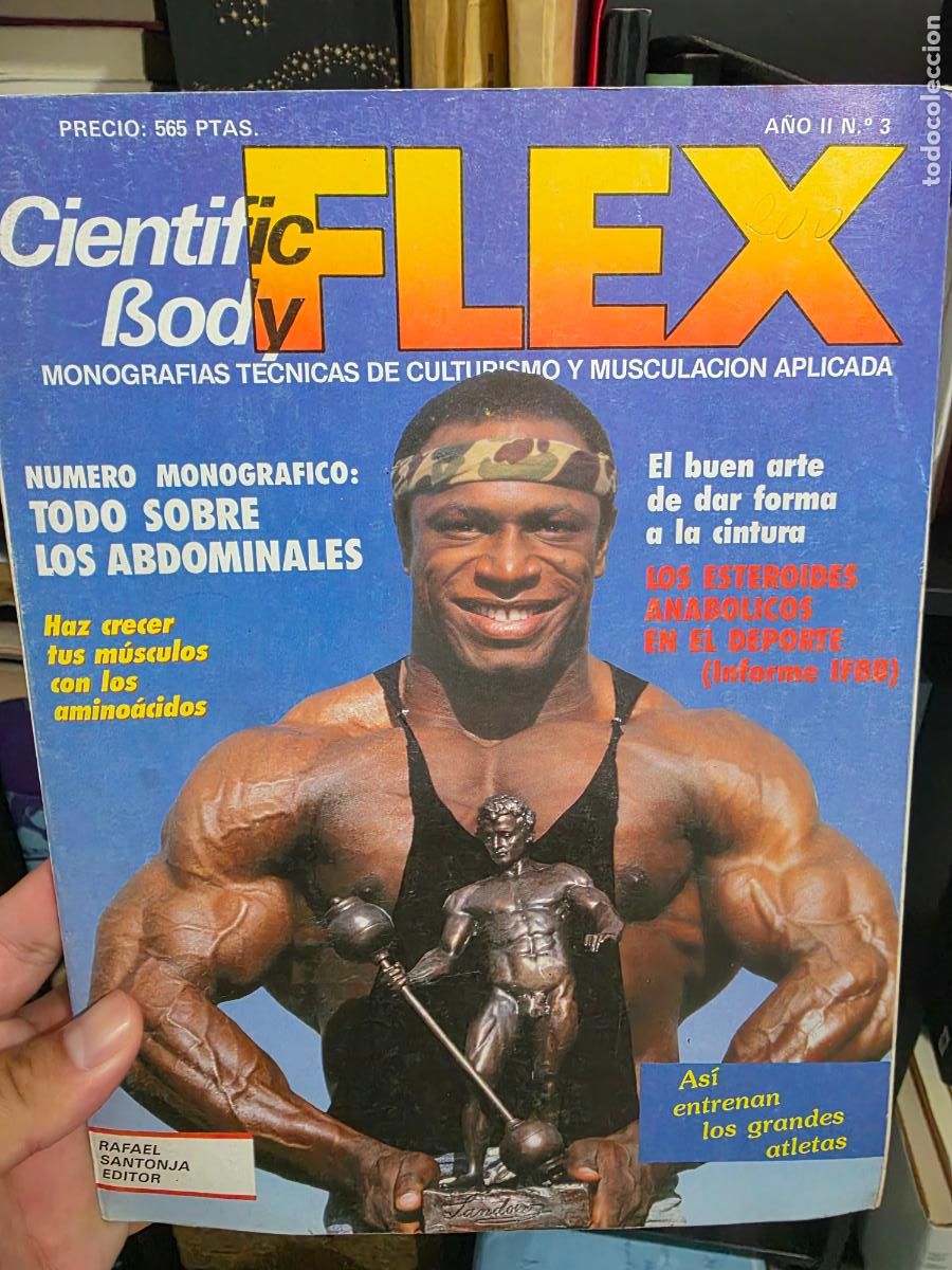 Coleccionismo deportivo: Revista cientific body FLEX n⁰ 3 lee haney fisico culturismo culturista nutricion mr olympia