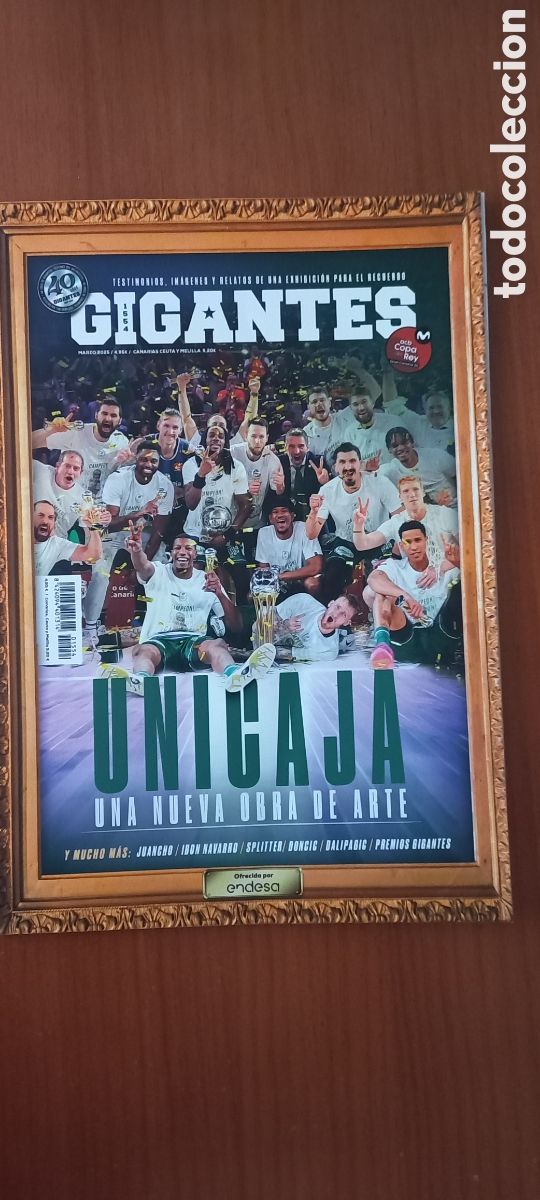 Coleccionismo deportivo: Revista Gigantes marzo 2025 baloncesto Unicaja Juancho Ibon Navarro Splitter Donci Dalipagic