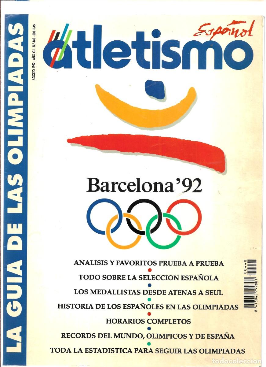 Coleccionismo deportivo: P- REVISTA DE 82 Pags de ATLETISMO BARCELONA 92 GUIA DE OLIMPIDAS DE AGOSTO DE 1.992- NUEVA