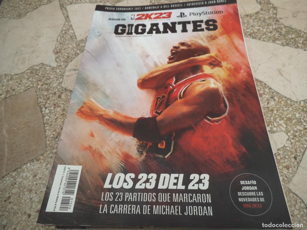 Coleccionismo deportivo: revista de basket, gigantes n&ordm; 1524, los 23 partidos claves de la carrera de jordan, juan nu&ntilde;ez