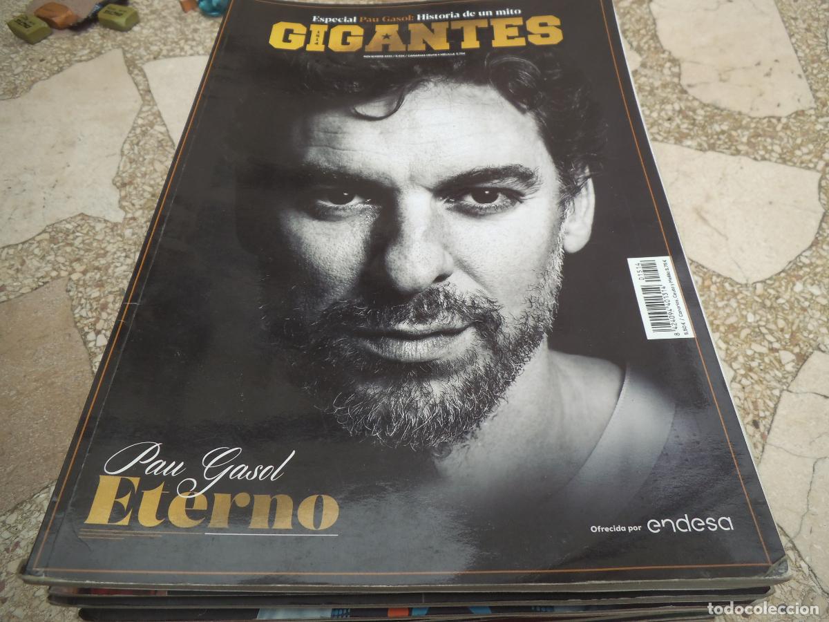 Coleccionismo deportivo: revista de basket, gigantes n&ordm; 1514, especial pau gasol eterno, historia de un mito,