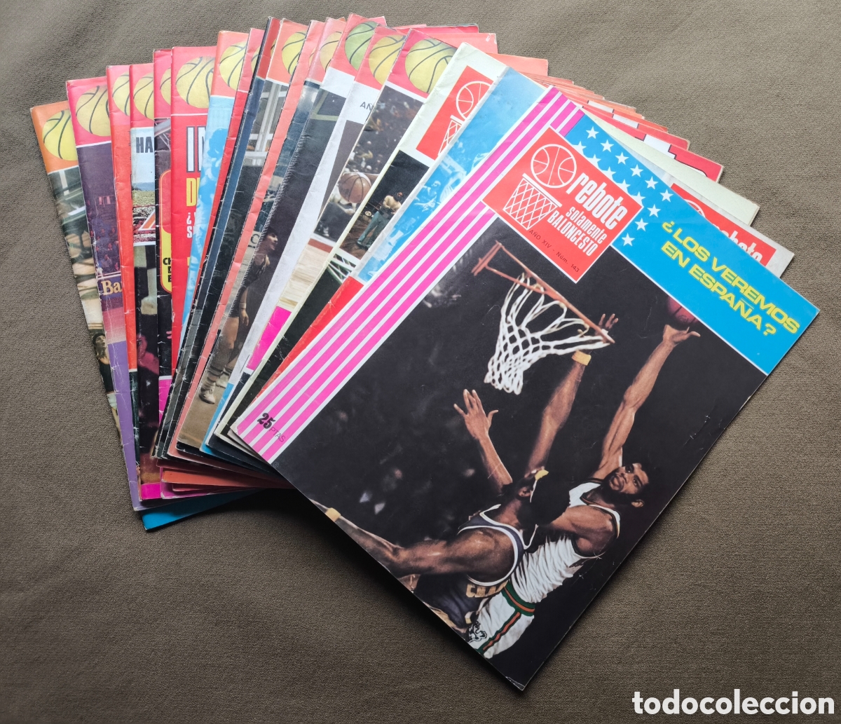 Coleccionismo deportivo: BALONCESTO REVISTA REBOTE LOTE 19