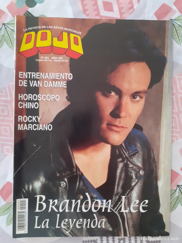 Coleccionismo deportivo: DOJO N&ordm; 205 (1996) - REVISTA ARTES MARCIALES - BRANDON LEE - EL CUERVO