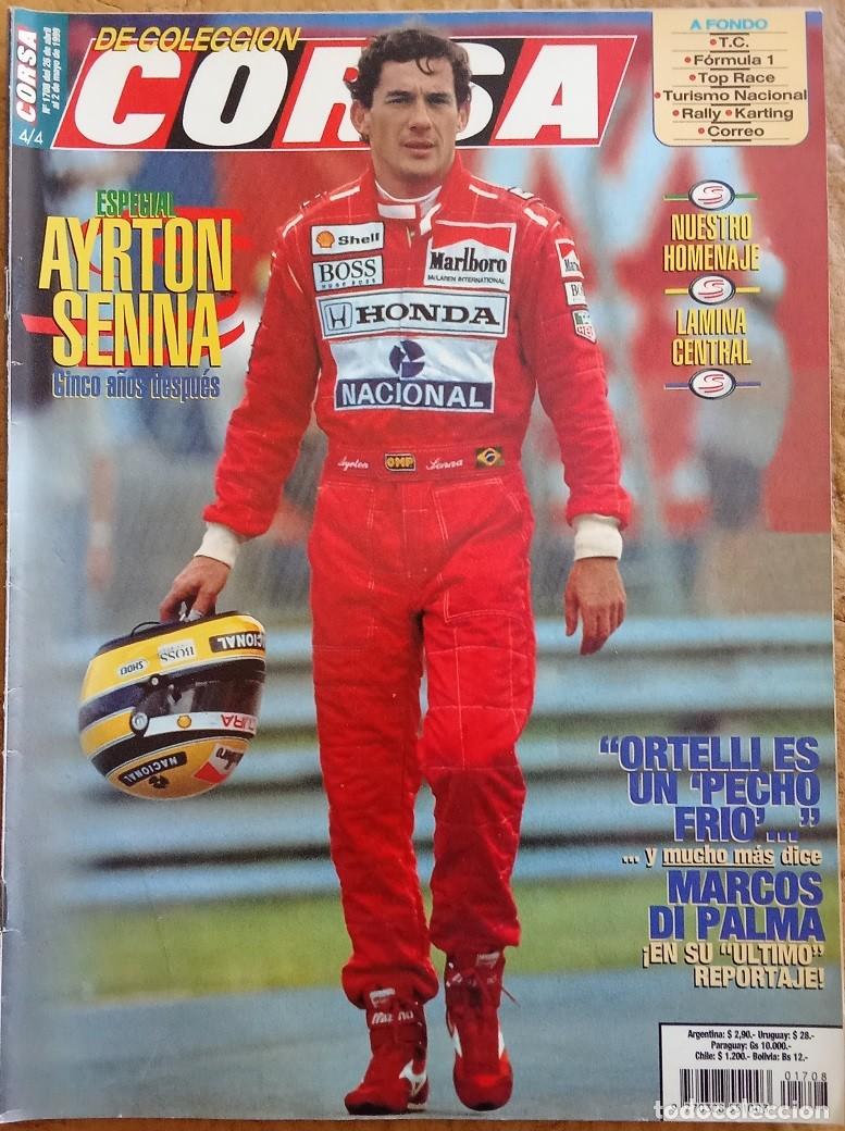 Sports collectibles: Corsa - Ayrton Senna # 1708 (Especial + poster central) 1999
