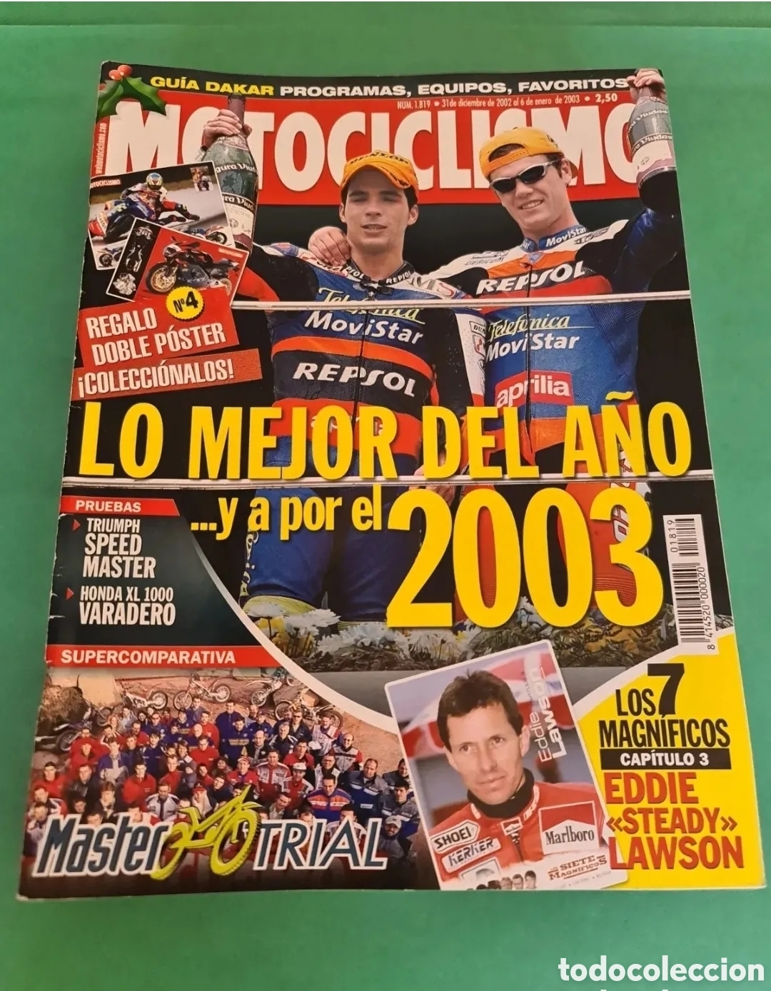Sports collectibles: Lote 11 revista Motociclismo/ A&ntilde;o 2003.